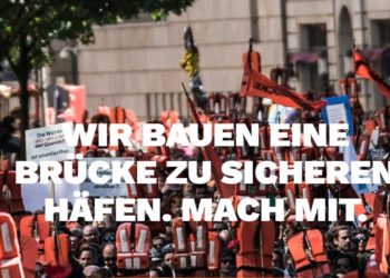 Webseite der Seebrücke Initiative