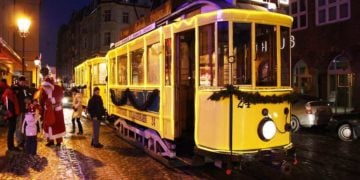 Mit der Cottbuser Weihnachtsbahn durch die Vorweihnachtszeit