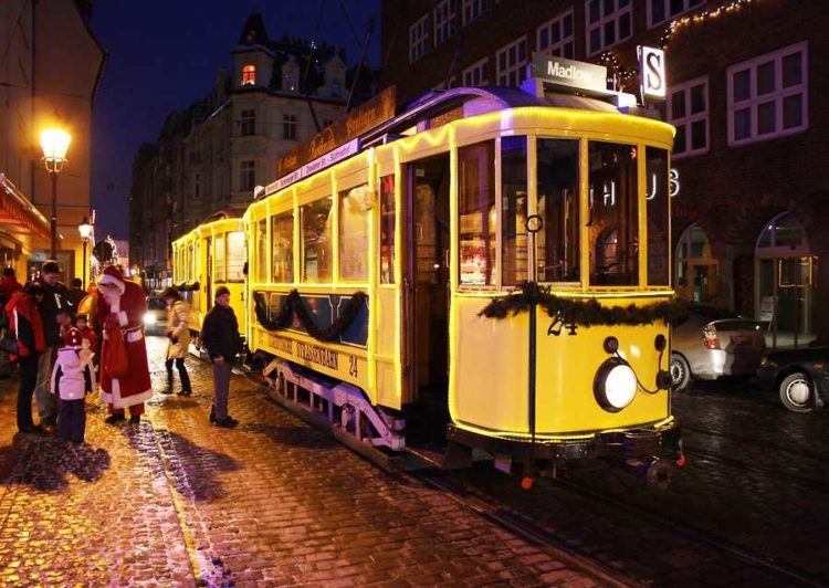 Mit der Cottbuser Weihnachtsbahn durch die Vorweihnachtszeit