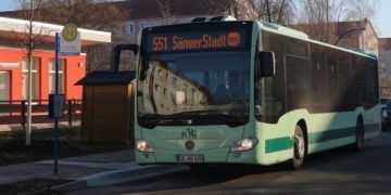 SängerStadtBus 551 mit neuer fester Haltestelle