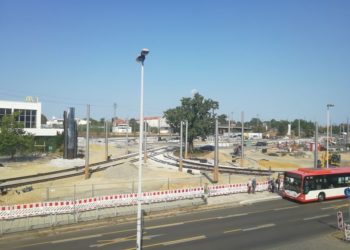 Baustelle Cottbuser Hauptbahnhof