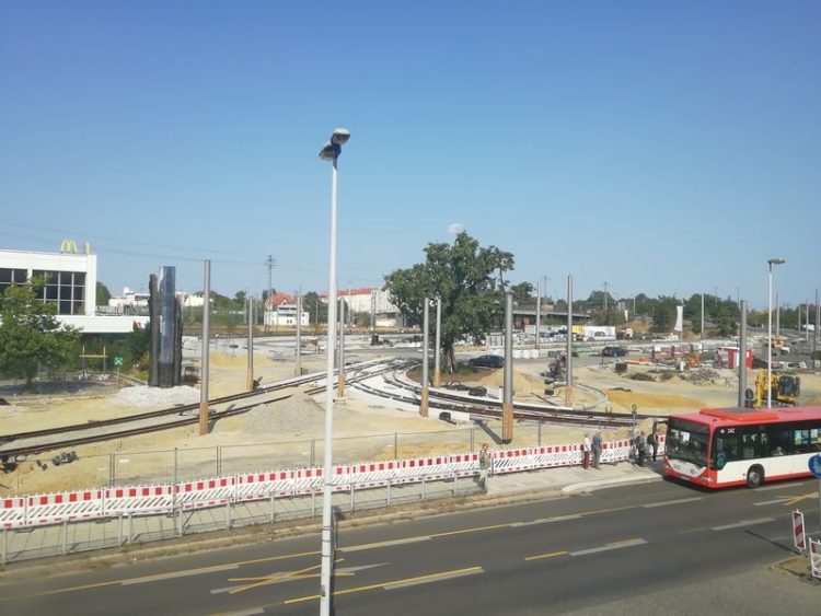 Baustelle Cottbuser Hauptbahnhof