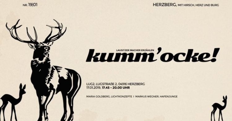 Kumm´ocke! - Lausitzer Macher erzählen - in Herzberg