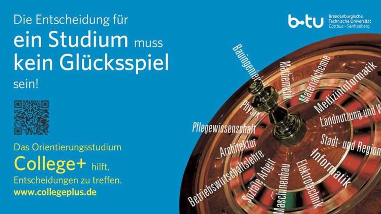 BTU gewinnt Hochschulperle 2018. Orientierungsstudium College+ ausgezeichnet