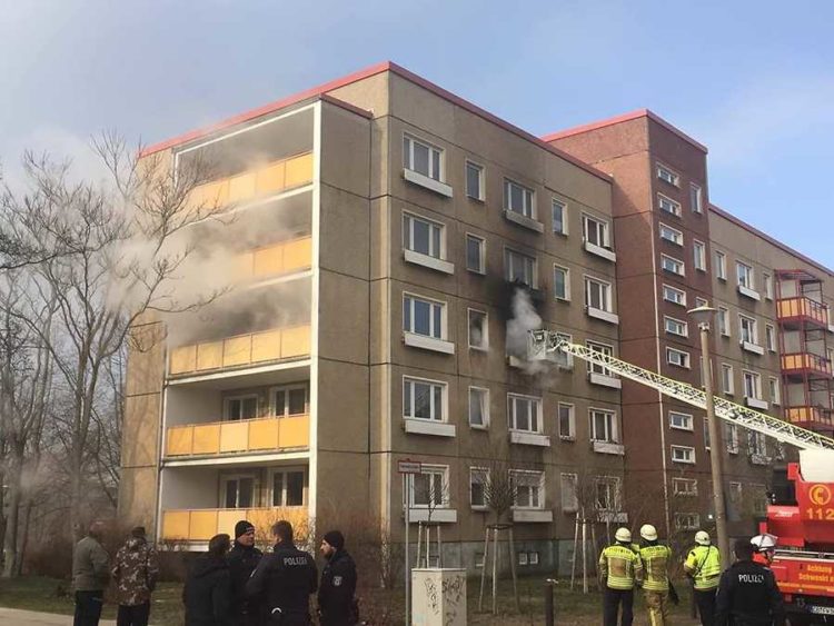 Cottbuser Wohnhaus nach Brand unbewohnbar