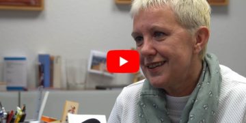 Forster Bürgermeisterin Simone Taubenek im Gespräch
