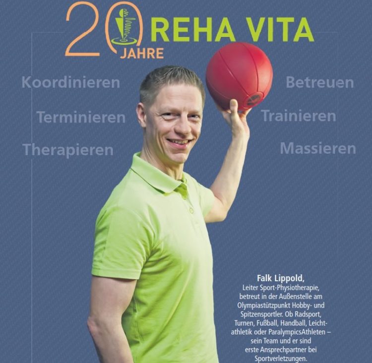 20 Jahre Reha Vita Cottbus. Mitarbeiter vorgestellt: Falk Lippold