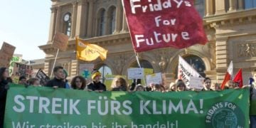 Fridays for Future Demonstration in Cottbus