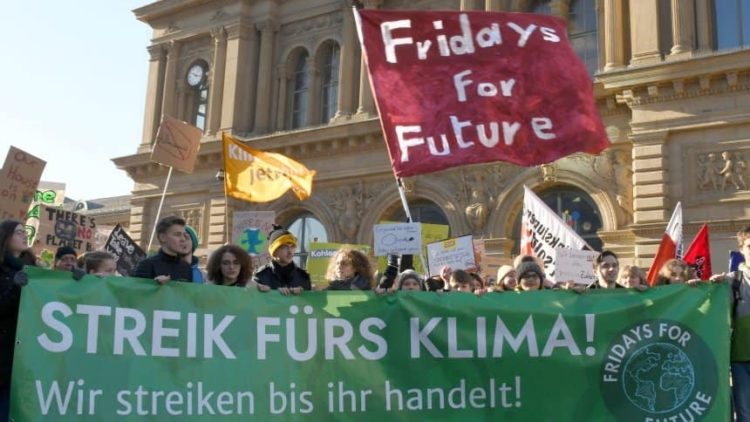 Fridays for Future Demonstration in Cottbus