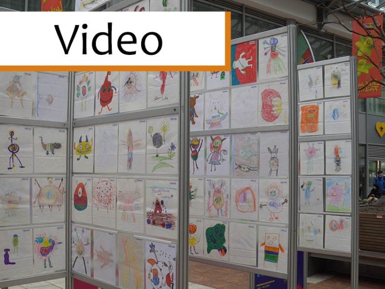 Ausgestellte Bilder in der Spree Galerie Cottbus