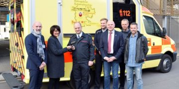 Neuer Rettungswagen für Rettungsdienst der Stadt Cottbus