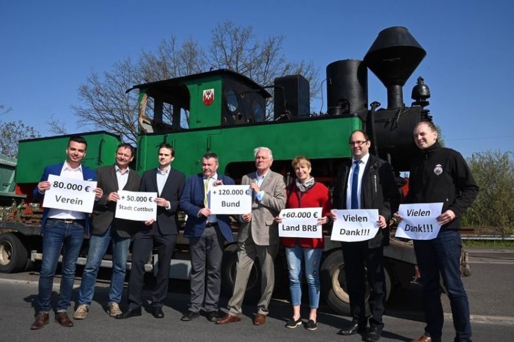 Cottbuser Parkeisenbahn am Ziel. Dampflok Graf Arnim wird instand gesetzt