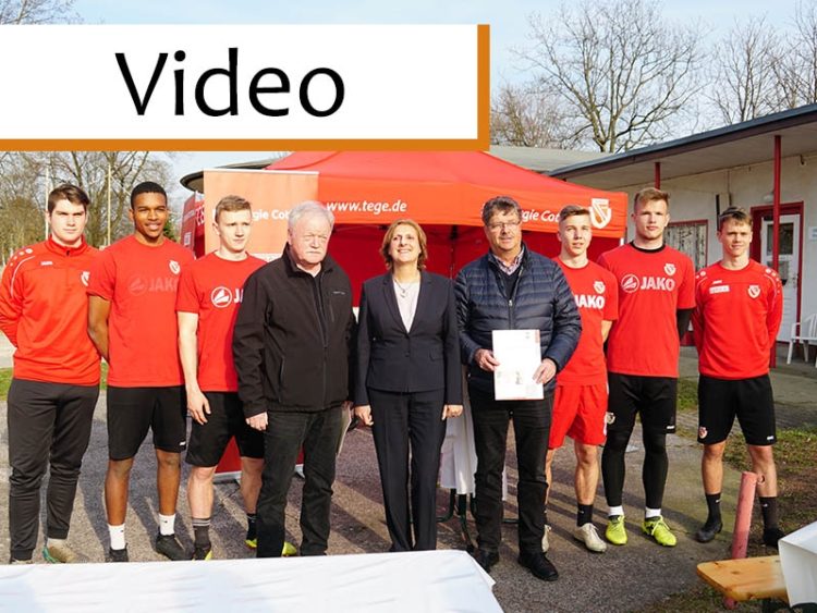 Übergabe Fördermittel FC Energie Cottbus