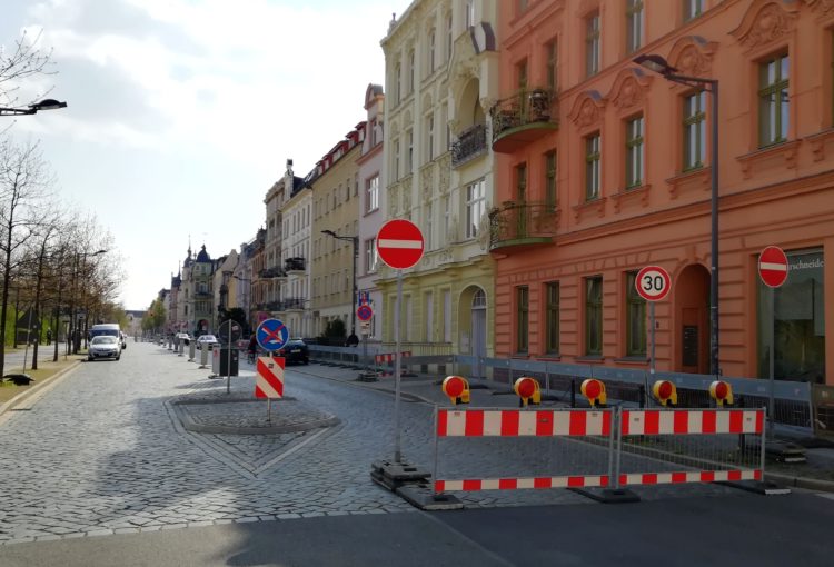 Cottbuser Schillerstraße wird zur Baustelle