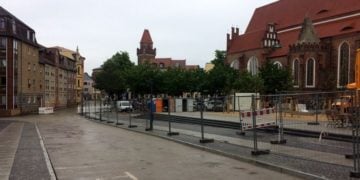 Cottbus: Verkehr rollt wieder am Oberkirchplatz