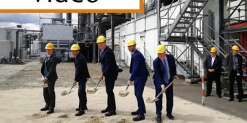 Spatenstich BASF Kraftwerk Modernisierung Schwarheide