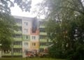 Wohnungsbrand in Cottbus-Sandow. Vier Verletzte