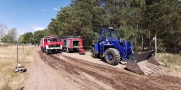 Waldbrand bei Jüterbog gelöscht. 744 Hektar betroffen