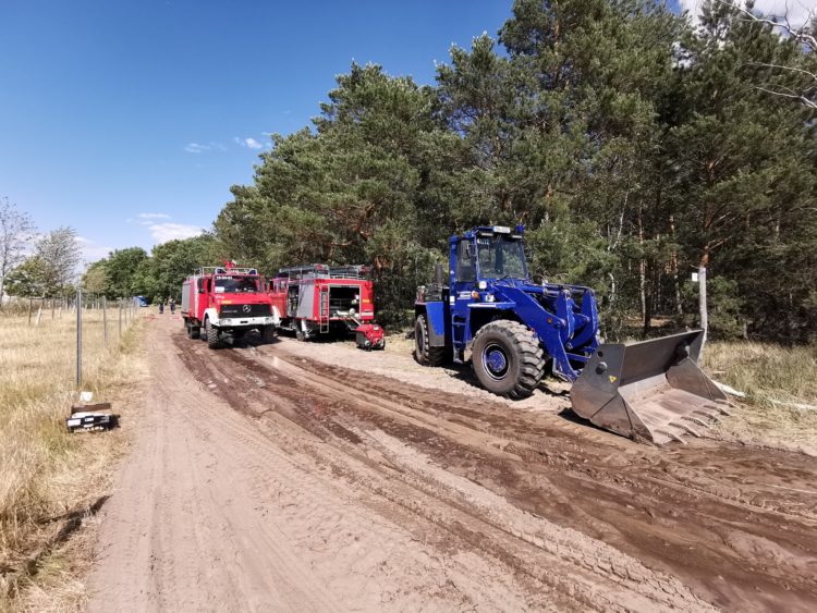 Waldbrand bei Jüterbog gelöscht. 744 Hektar betroffen