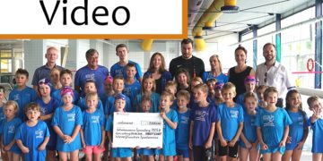 Scheckübergabe beim Sieger Spemberger Schwimmverein