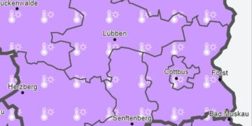 Hitzewarnung für die Lausitz