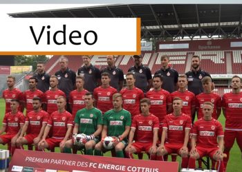 Neues Mannschaftsfoto FC Energie Cottbus Saison 2019/20