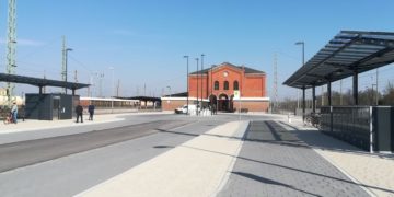 Bahnhofsvorplatz Guben
