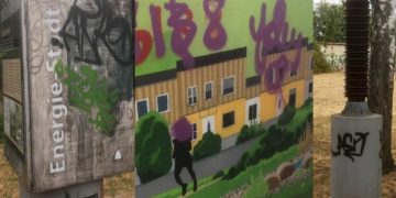 Bis 1.000€ Belohnung ausgelobt! Hässliche Graffiti und Vandalismus in Lübbenau