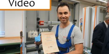 Hussain Hamki ist Lehrling des Monats Juli im Südbrandenburger Handwerk
