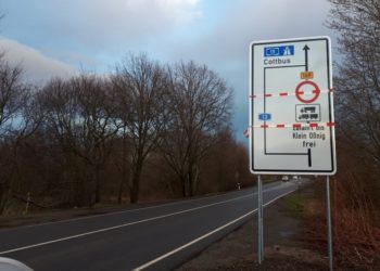 LKW-Durchfahrverbot auf B169 wirkt! Ausweichstrecke führt durch Gallinchen