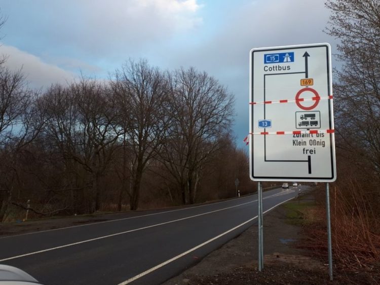 LKW-Durchfahrverbot auf B169 wirkt! Ausweichstrecke führt durch Gallinchen