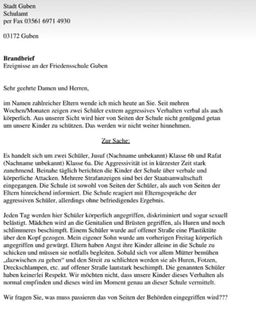 Brandbrief