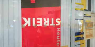 Wegen Streik: Cottbuser Postbank geschlossen