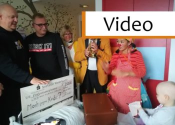 Mosh gegen Krebs übergibt 25.000 Euro an Kinderkrebsstaion im CTK