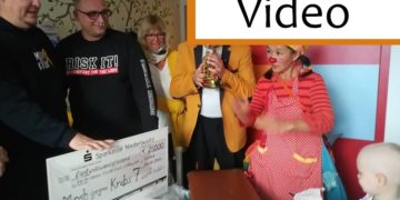 Mosh gegen Krebs übergibt 25.000 Euro an Kinderkrebsstaion im CTK