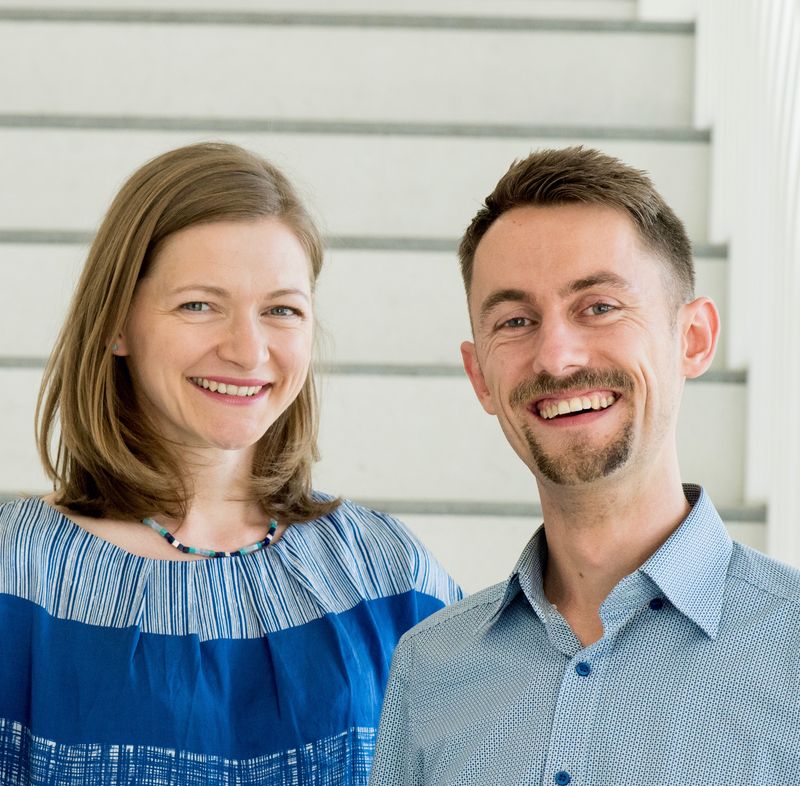 SchnittmusterApp-Pattarina Gründer Nora Baum und Markus Uhlig aus Cottbus
