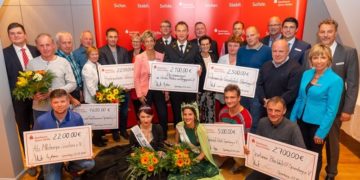 Sparkasse Spree-Neiße übergibt in Spremberg 16.300 Euro an gemeinnützige Vereine