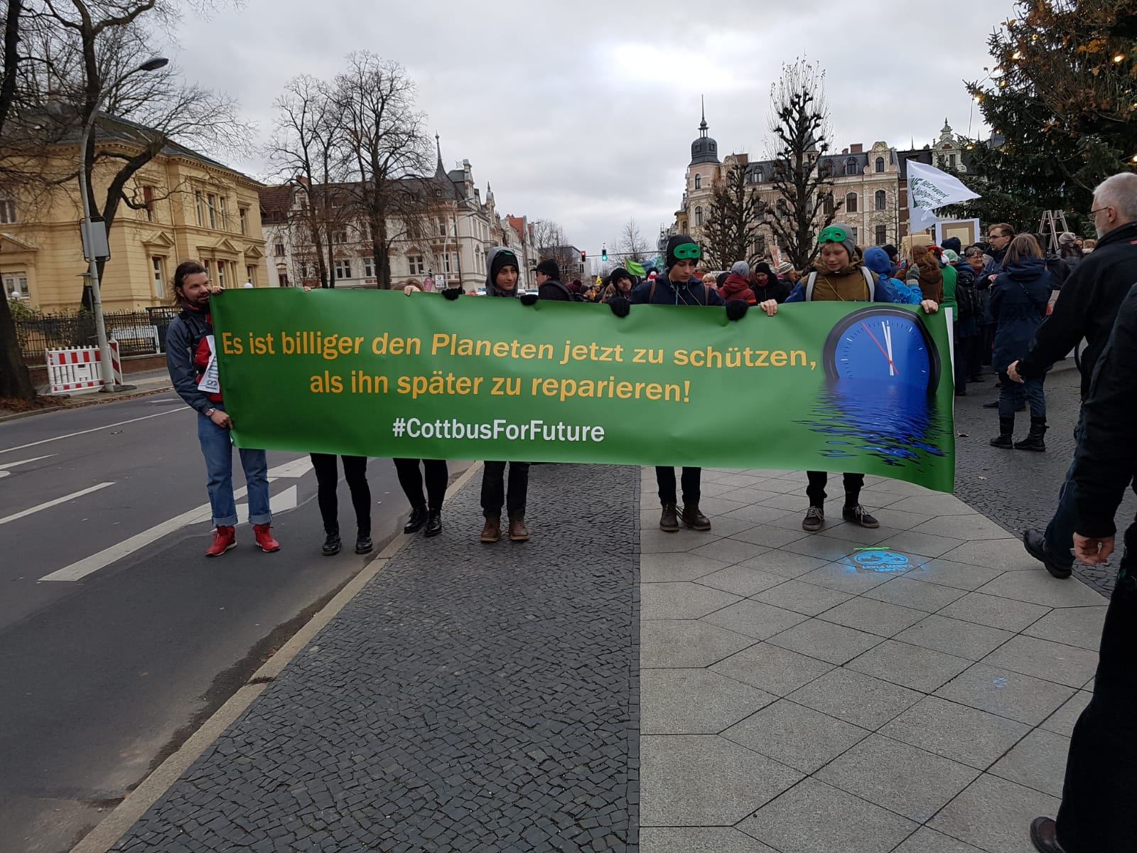 CottbusforFuture Demo am 29.11.2019