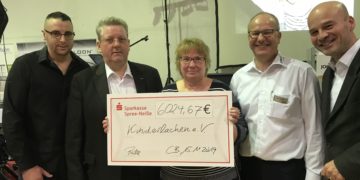 Cottbuser Firmen spenden über 6.000 Euro für CTK-Verein "Kinderlachen"