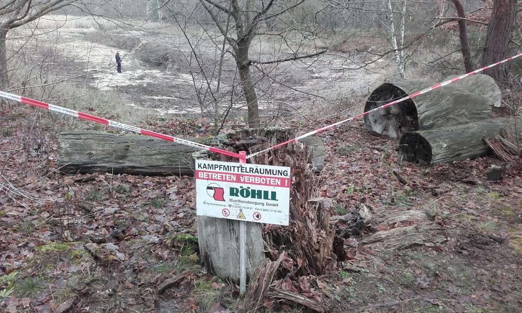 2.300 Kampfmittel in Falkenberg/Lönnewitz geborgen
