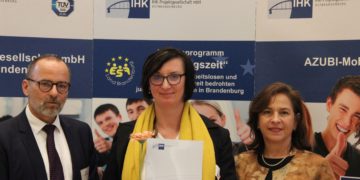 Auszeichnung für Ausbildung bei der Stadt Calau