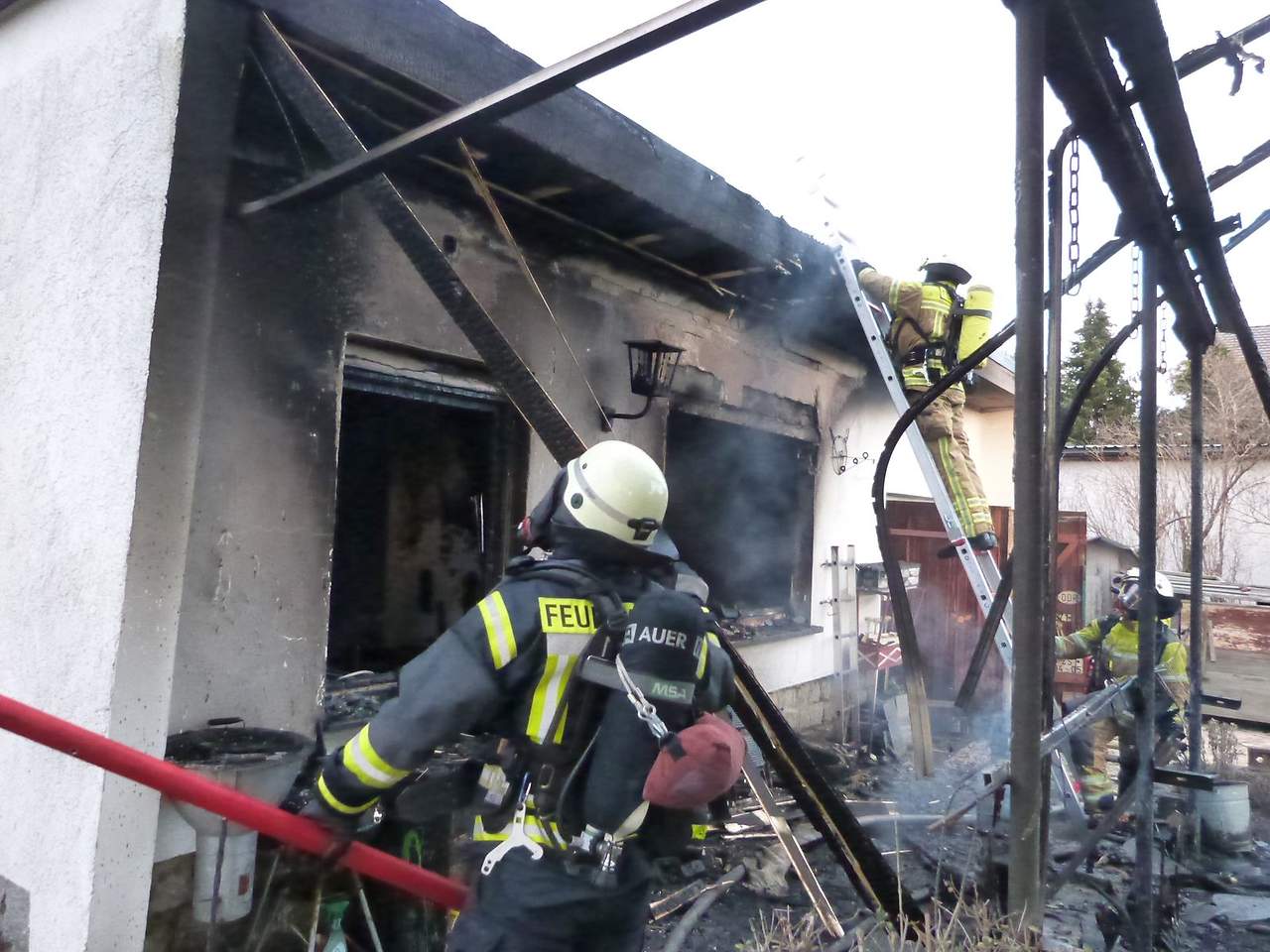 Brand Cottbus-Gallinchen