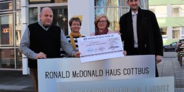 Forster Unternehmen Mrose spendet 5.000 € ans Ronald McDonald Haus Cottbus
