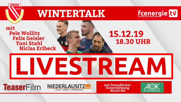FC Energie Cottbus Wintertalk 2019 Livestream