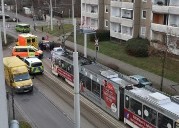 Unfall in Cottbus-Ströbitz