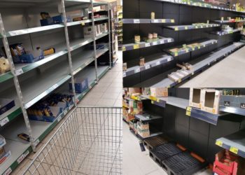 Hamsterkäufe wegen Coronavirus. Cottbuser Supermärkte teilweise leergekauft