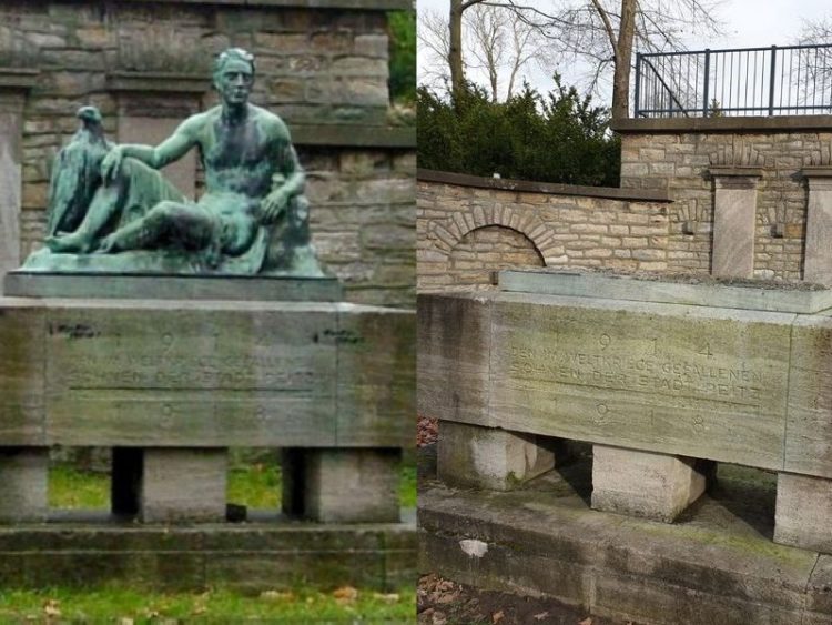 Gestohlenes Kriegerdenkmal in Peitz gefunden