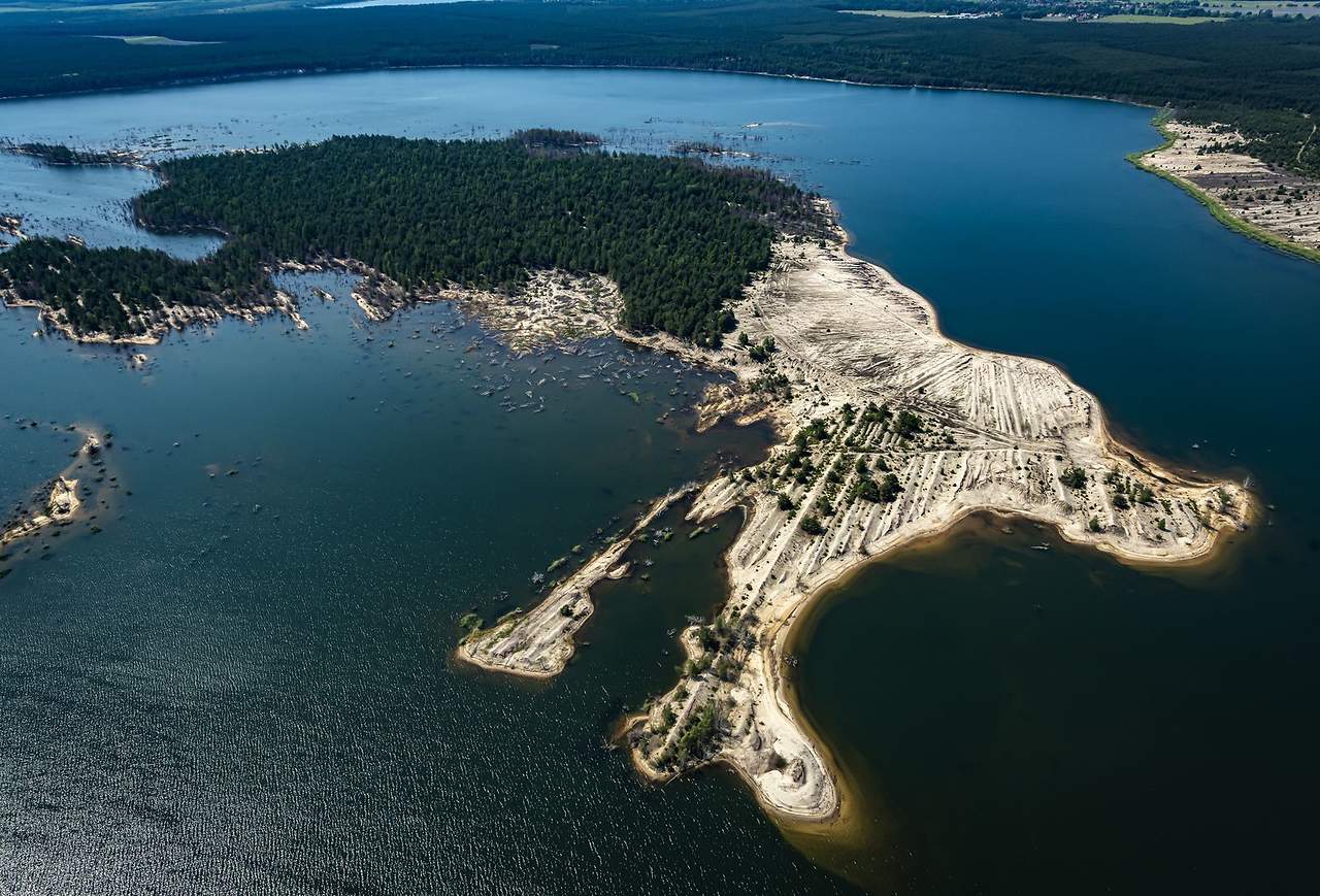 Lohsa II Innenkippe; Foto: LMBV