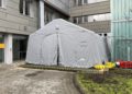 Carl-Thiem Klinikum Cottbus richtet Testzelt für Coronavirus ein