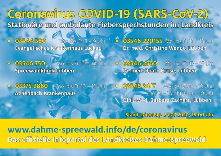 Dahme-Spreewald: Weitere Schwerpunktpraxis für Verdachtsfälle eingerichtet